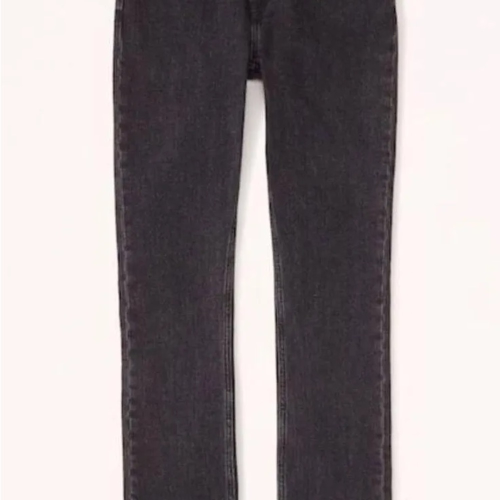 Abercrombie Straight Cross Waist Jeans